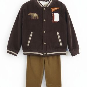 BEARPAW Kids Bomber Jacket and Pants Set